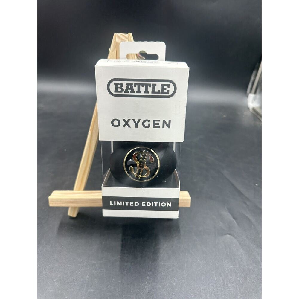 Battle Sports Money Spinner Oxygen Lip Protector Mouthguard - Black/Gold